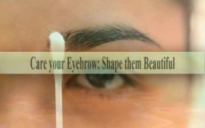 Care your eyebrow: shape them beautiful